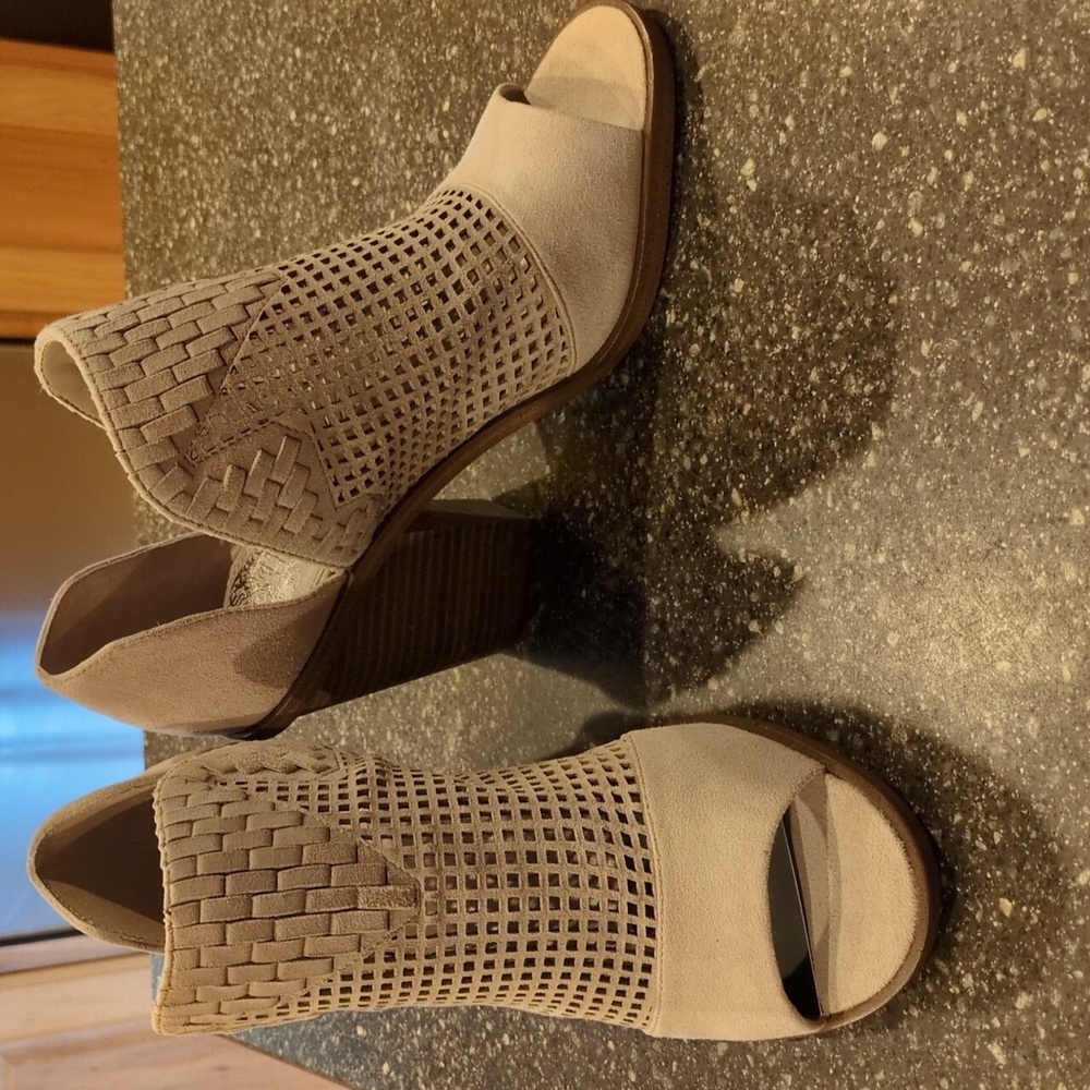 Peep toe booties -Vince Camuto